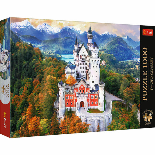 Trefl Puzzle Photo Odyssey Schloss Neuschwanstein, 1000 Teile, 68 x 48 cm, 10813
