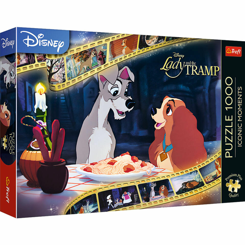 Trefl Puzzle Disney Susi und Strolch, 1000 Teile, 68 x 48 cm, 10830