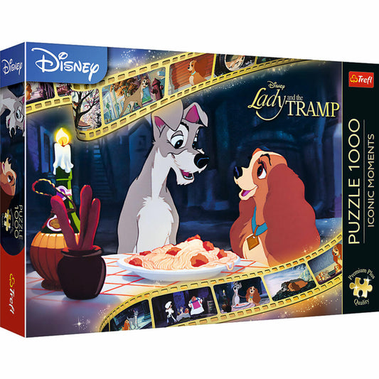 Trefl Puzzle Disney Susi und Strolch, 1000 Teile, 68 x 48 cm, 10830