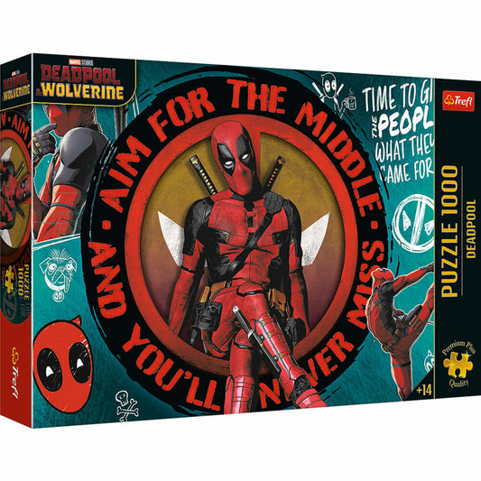 Trefl Puzzle Marvel Deadpool, 1000 Teile, 68 x 48 cm, 10835