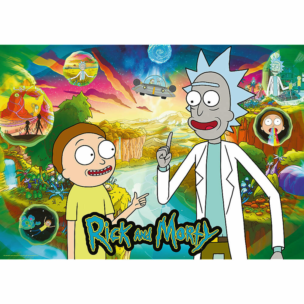 Trefl Puzzle Rick and Morty, 1000 Teile, 68 x 48 cm, 10838