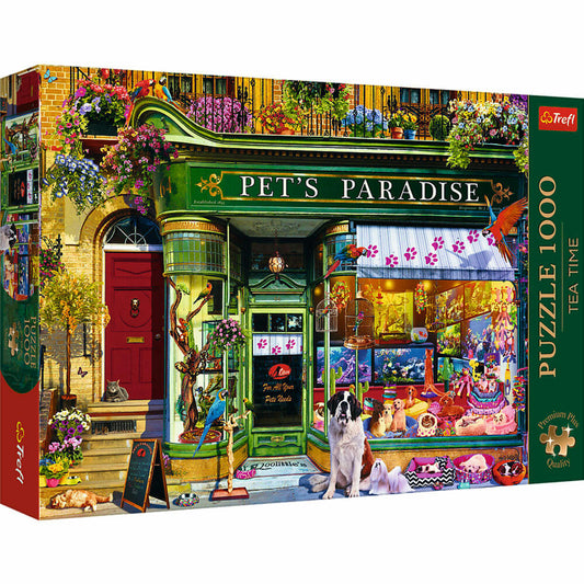 Trefl Puzzle Tea Time Tier Pardies, 1000 Teile, 68 x 48 cm, 10841