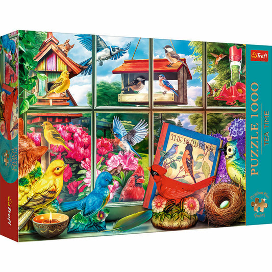 Trefl Puzzle Tea Time Welt der Vögel, 1000 Teile, 68 x 48 cm, 10850