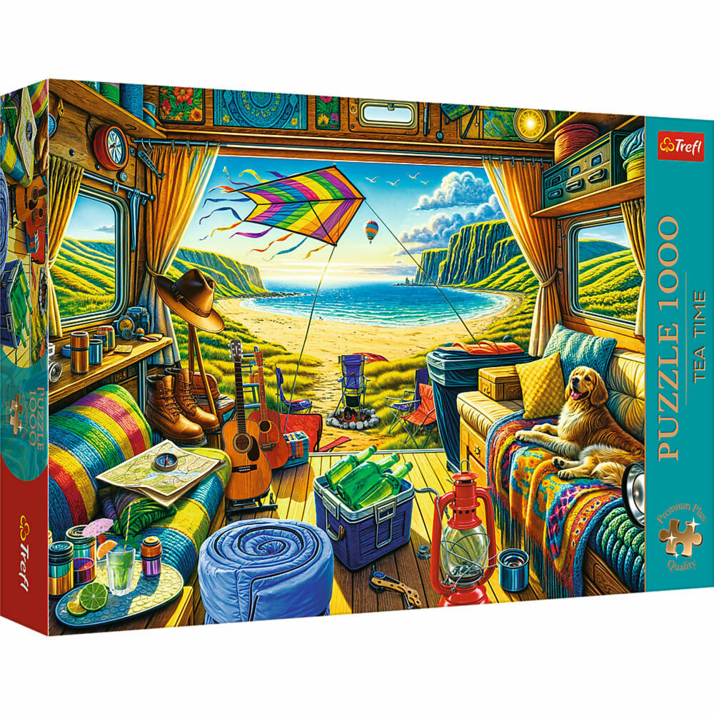 Trefl Puzzle Tea Time Van Life, 1000 Teile, 68 x 48 cm, 10851