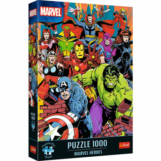 Trefl Puzzle Marvel Helden, 1000 Teile, 68 x 48 cm, 10881