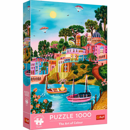 Trefl Puzzle Art of Colour Syros, Griechenland, 1000 Teile, 68 x 48 cm, 10893