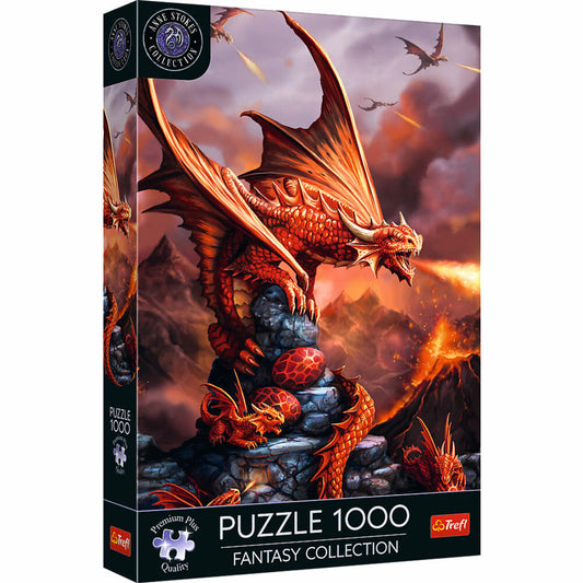 Trefl Puzzle Fantasy Collection: Feuerdrachen, 1000 Teile, 68 x 48 cm, 10900