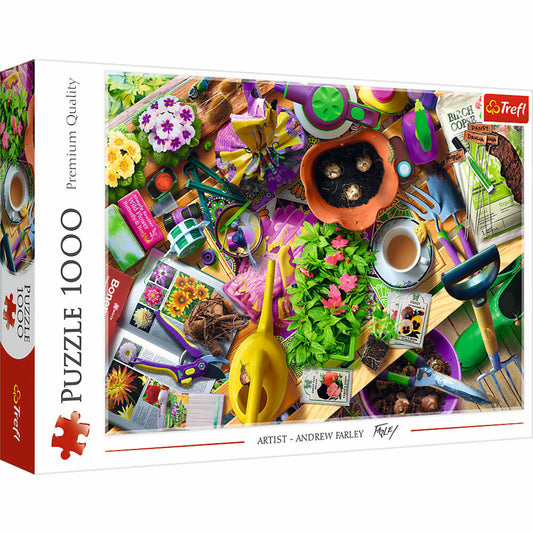Trefl Puzzle Garten, 1000 Teile, 68 x 48 cm, 10927