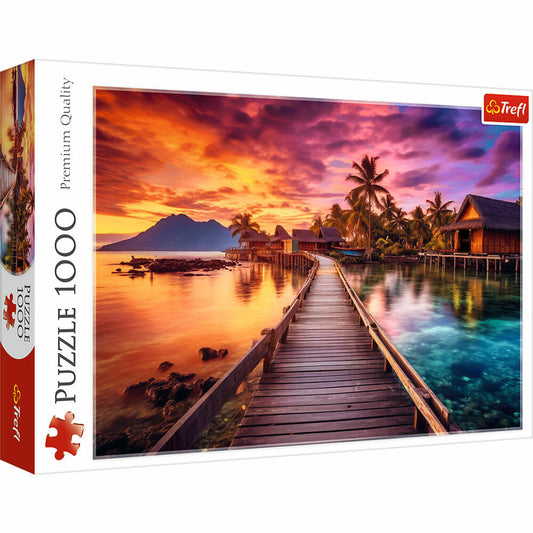 Trefl Puzzle Paradiesischer Strand, 1000 Teile, 68 x 48 cm, 10928
