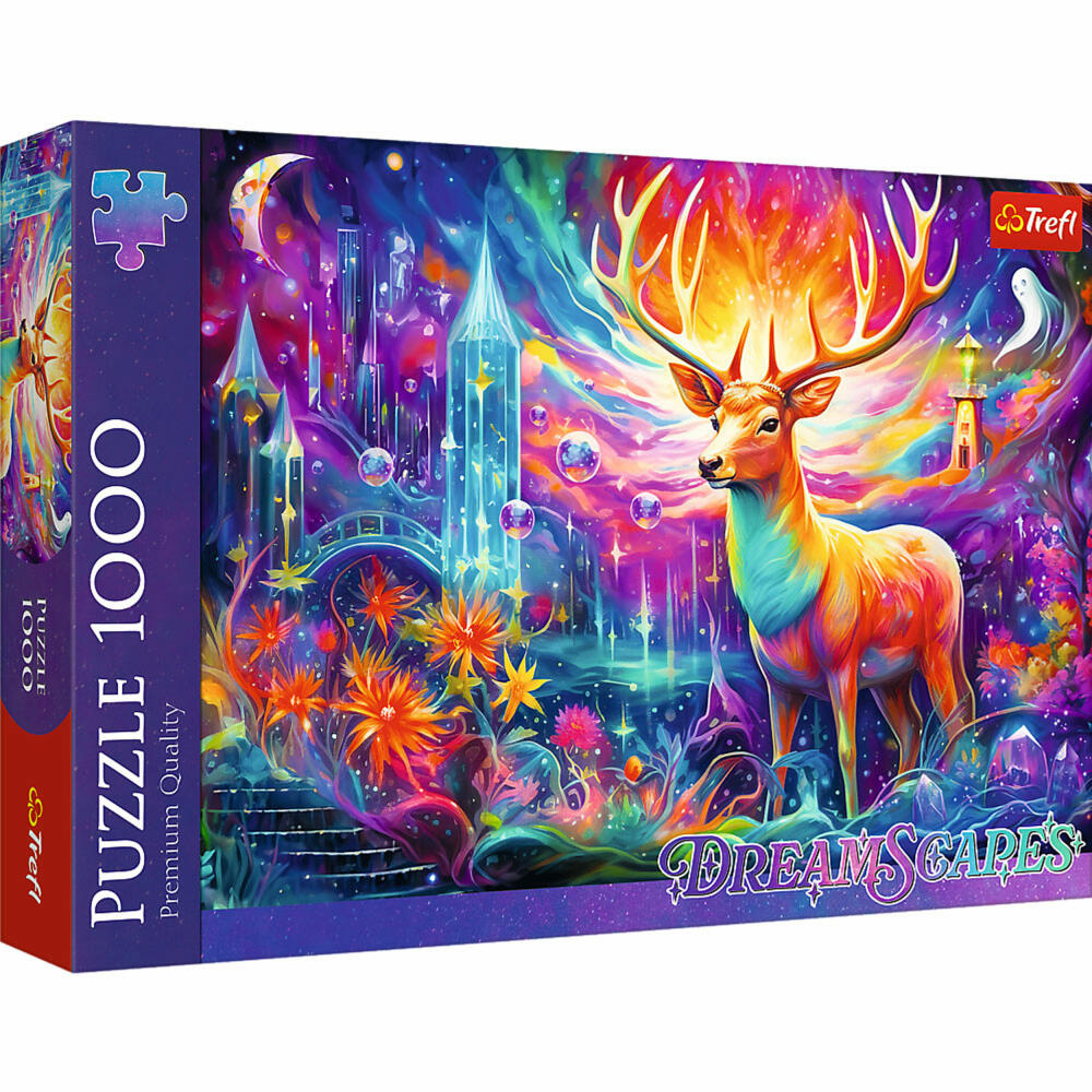 Trefl Puzzle Dreamscapes Mystischer Hirsch, 1000 Teile, 68 x 48 cm, 10933
