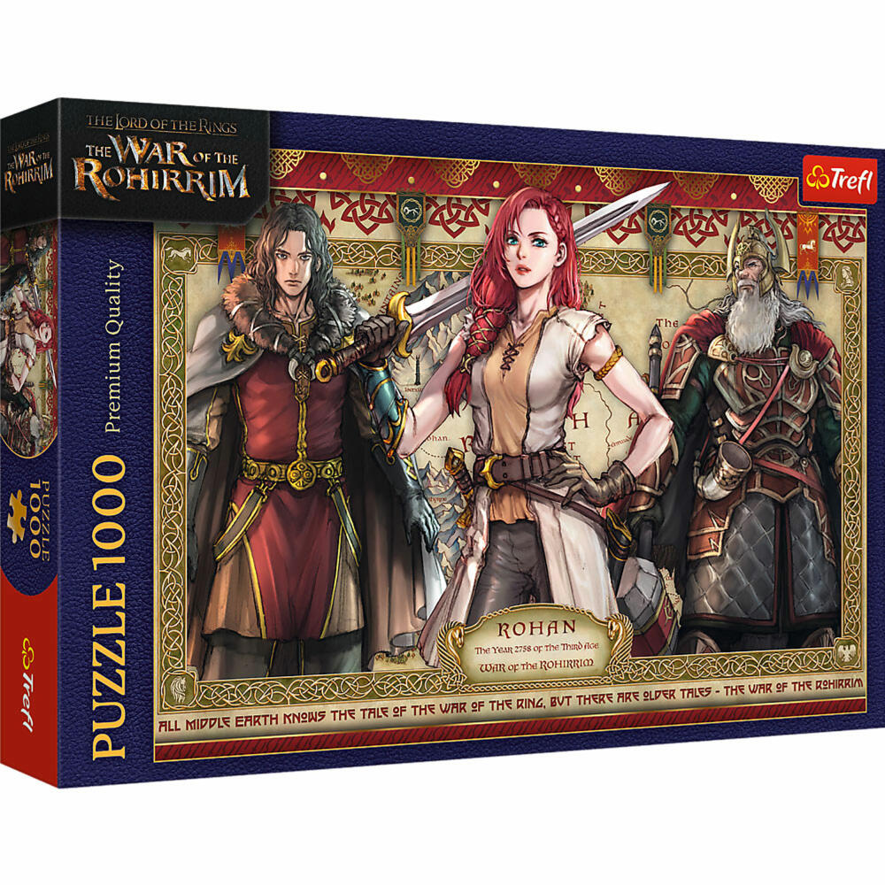 Trefl Puzzle Lord of the Rings, Herr der Ringe, 1000 Teile, 68 x 48 cm, 10937