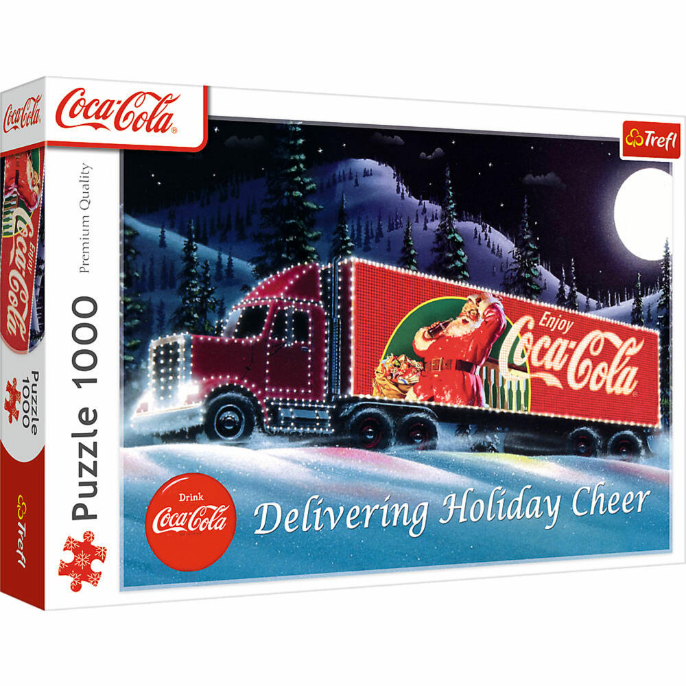 Trefl Puzzle Coca Cola Truck, 1000 Teile, 68 x 48 cm, 10941