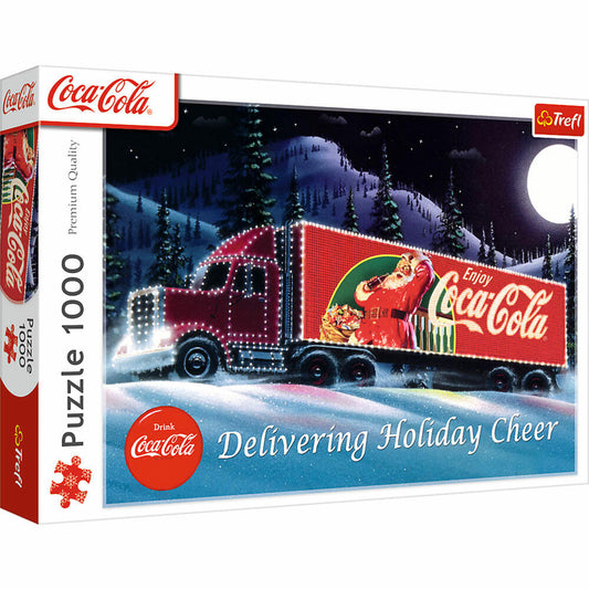 Trefl Puzzle Coca Cola Truck, 1000 Teile, 68 x 48 cm, 10941