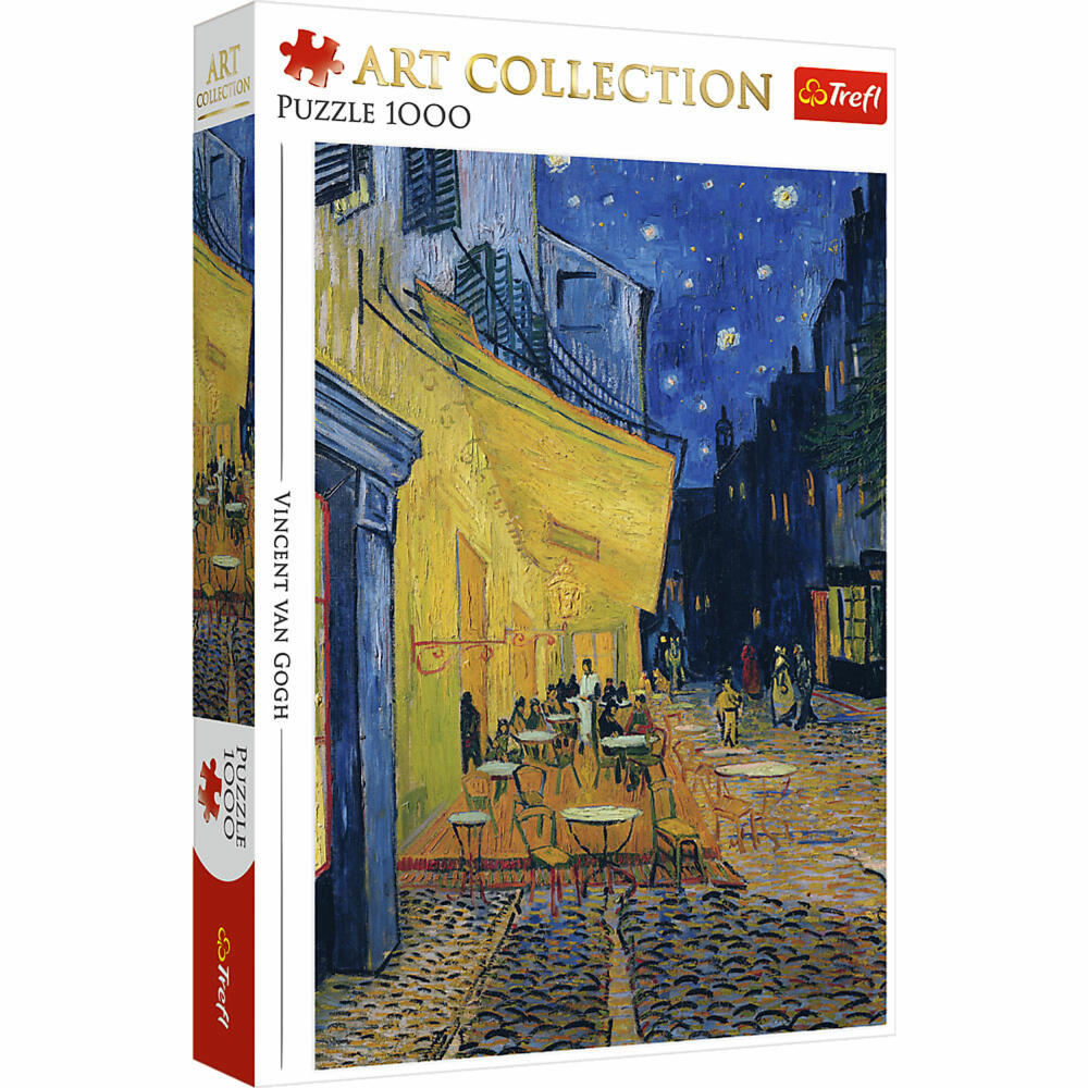 Trefl Puzzle Art Collection Vincent van Gogh Cafeterrasse am Abend, 1000 Teile, 68 x 48 cm, 10942