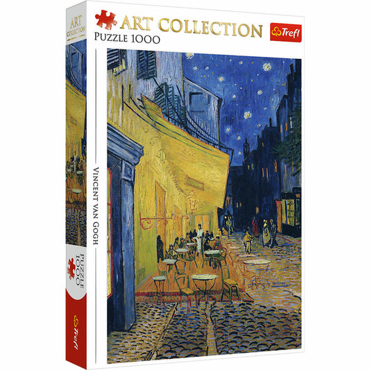 Trefl Puzzle Art Collection Vincent van Gogh Cafeterrasse am Abend, 1000 Teile, 68 x 48 cm, 10942