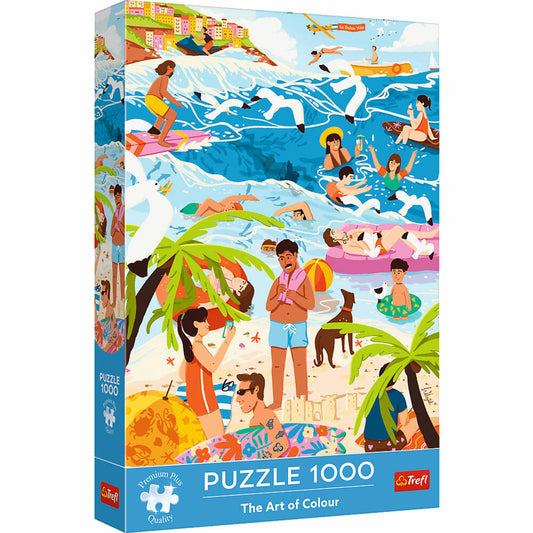 Trefl Puzzle Art of Colour Ferien, 1000 Teile, 68 x 48 cm, 12065