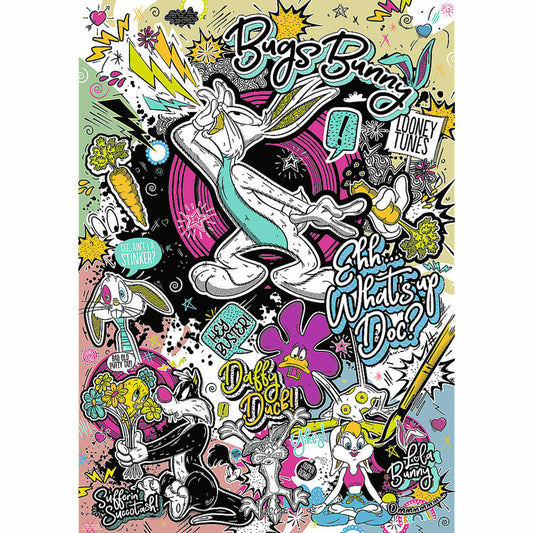 Trefl Puzzle Warner Looney Tunes, 1000 Teile, 68 x 48 cm, 12066