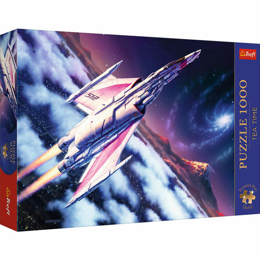 Trefl Puzzle Tea Time Raumschiff, 1000 Teile, 68 x 48 cm, 12075