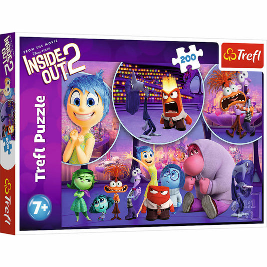 Trefl Puzzle Inside Out 2 / Alles steht Kopf 2, Kinderpuzzle, Kinder, 200 Teile, 48 x 34 cm, 13305