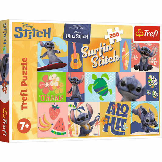 Trefl Puzzle Lilo & Stitch der Film, Kinderpuzzle, Kinder, 200 Teile, 48 x 34 cm, 13331