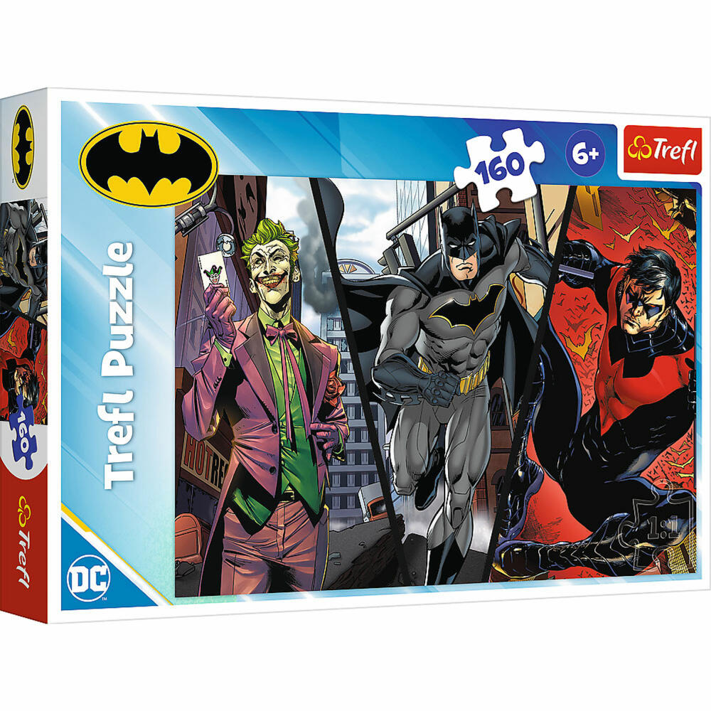 Trefl Puzzle Warner Batman, Kinderpuzzle, Kinder, 160 Teile, 41 x 27.8 cm, 15425