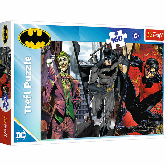 Trefl Puzzle Warner Batman, Kinderpuzzle, Kinder, 160 Teile, 41 x 27.8 cm, 15425