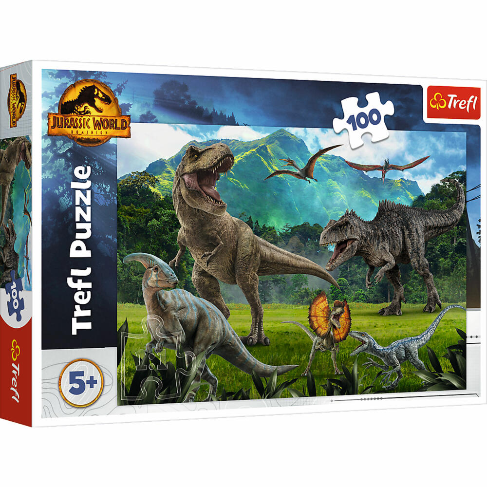 Trefl Puzzle Jurassic World, Kinderpuzzle, 100 Teile, 41 x 27.5 cm, 16441