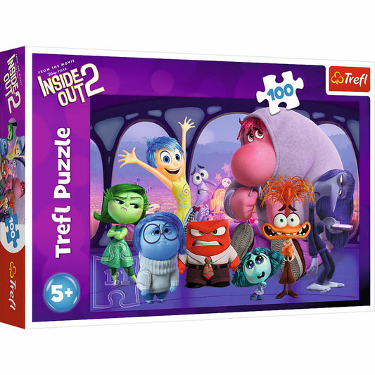 Trefl Puzzle Inside Out 2 / Alles steht Kopf 2, Kinderpuzzle, Kinder, 100 Teile, 48 x 34 cm, 16477