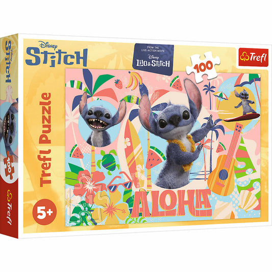 Trefl Puzzle Lilo & Stitch der Film, Kinderpuzzle, Kinder, 100 Teile, 48 x 34 cm, 16495