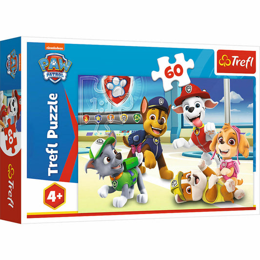 Trefl Puzzle Paw Patrol, Kinderpuzzle, 60 Teile, 33 x 22 cm, 17392