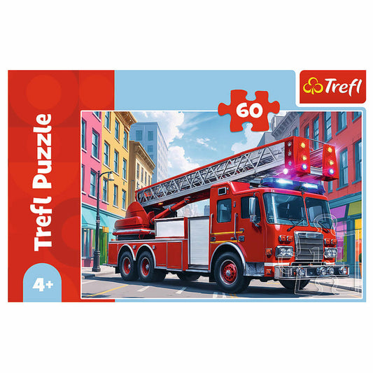 Trefl Puzzle Mähdrescher, Kinderpuzzle, 60 Teile, 33 x 22 cm, 17405