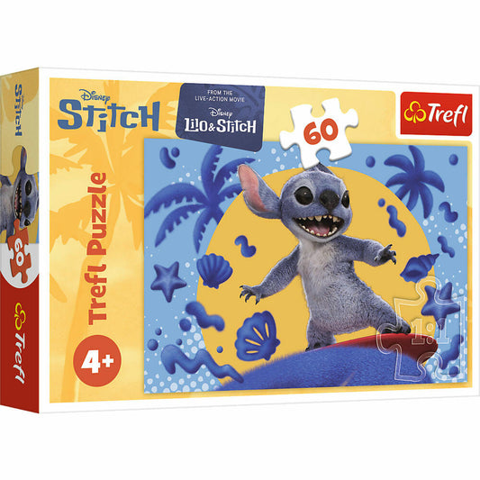 Trefl Puzzle Lilo & Stitch der Film, Kinderpuzzle, 60 Teile, 33 x 22 cm, 17407