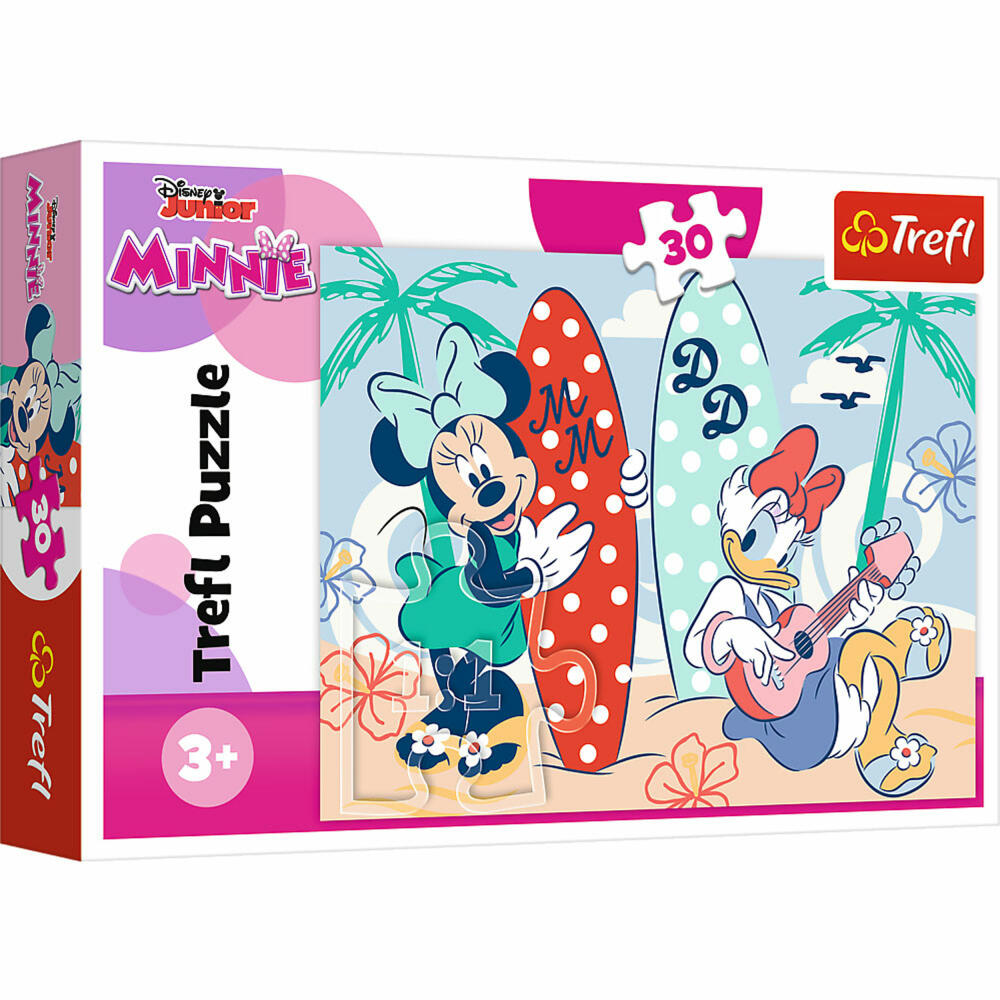 Trefl Puzzle Minnie Maus, Kinderpuzzle, Kinder, 30 Teile, 27 x 20 cm, 18302