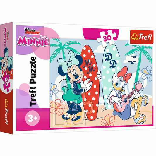 Trefl Puzzle Minnie Maus, Kinderpuzzle, Kinder, 30 Teile, 27 x 20 cm, 18302