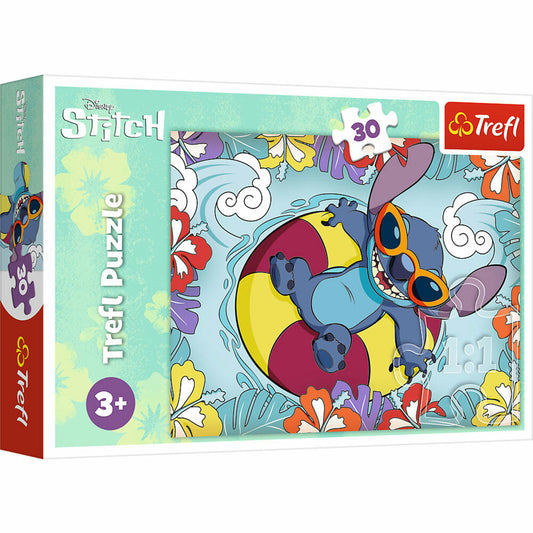 Trefl Puzzle Lilo & Stitch , Kinderpuzzle, Kinder, 30 Teile, 27 x 20 cm, 18305