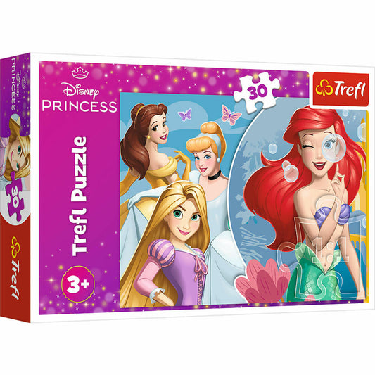 Trefl Puzzle Disney Prinzessin, Kinderpuzzle, Kinder, 30 Teile, 27 x 20 cm, 18308