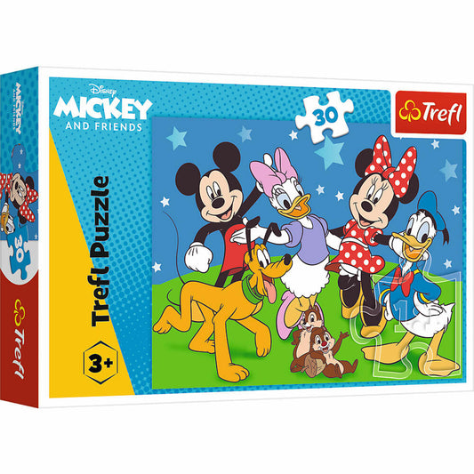 Trefl Puzzle Micky Maus, Kinderpuzzle, Kinder, 30 Teile, 27 x 20 cm, 18309
