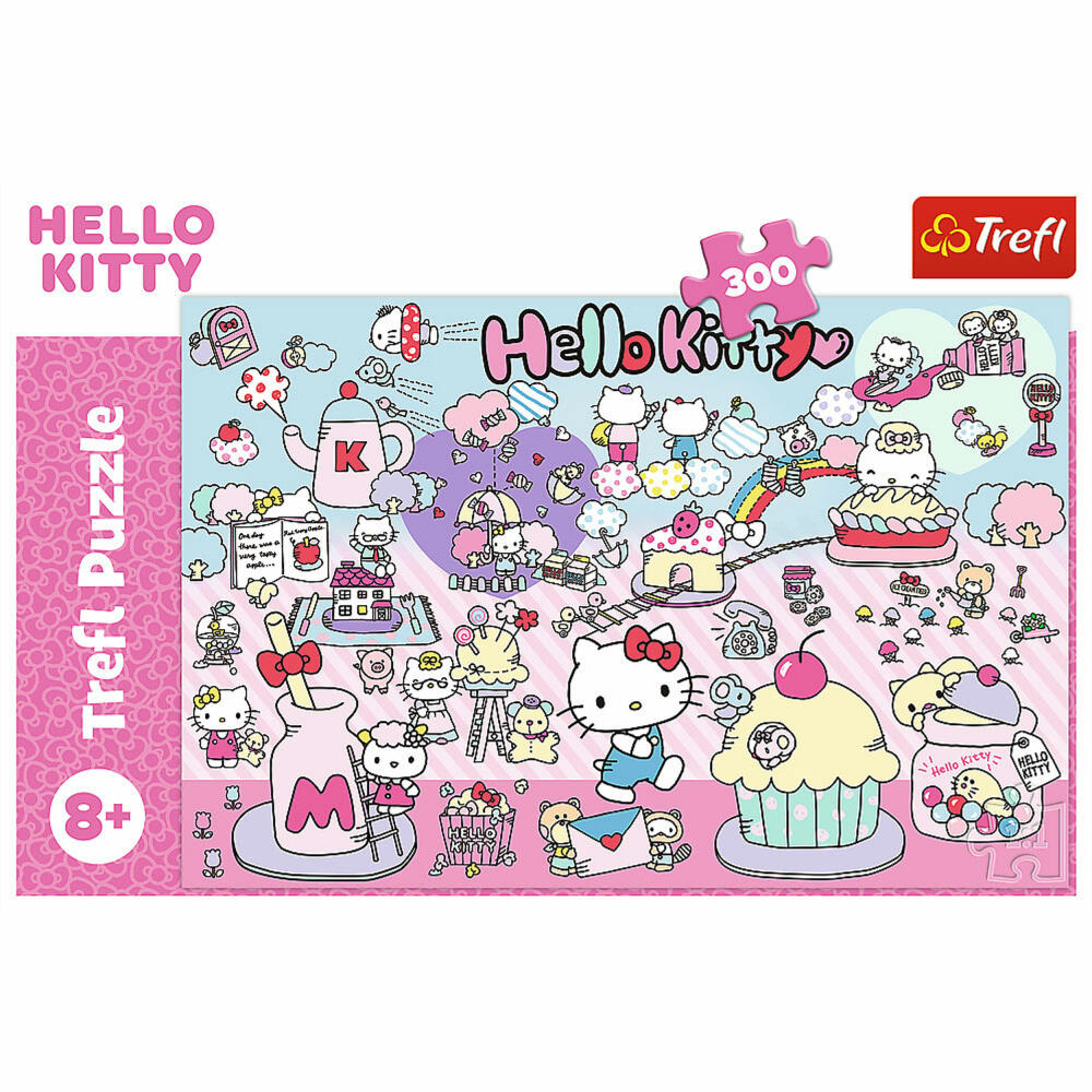 Trefl Puzzle Hello Kitty, Kinderpuzzle, Kinder, 300 Teile, 60 x 40 cm, 23031