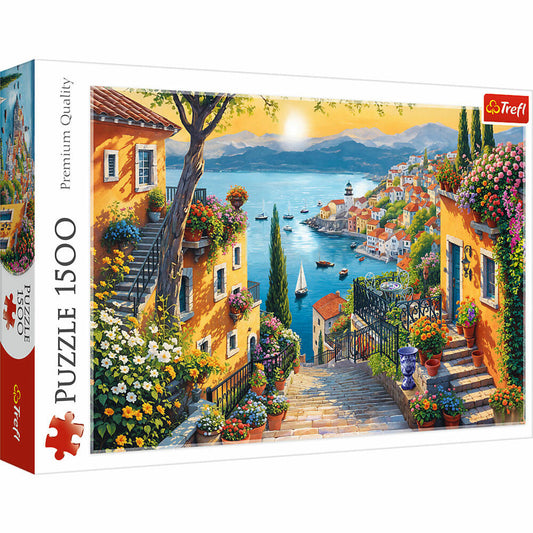 Trefl Puzzle Gemalte Landschaft, 1500 Teile, 85 x 58 cm, 26216