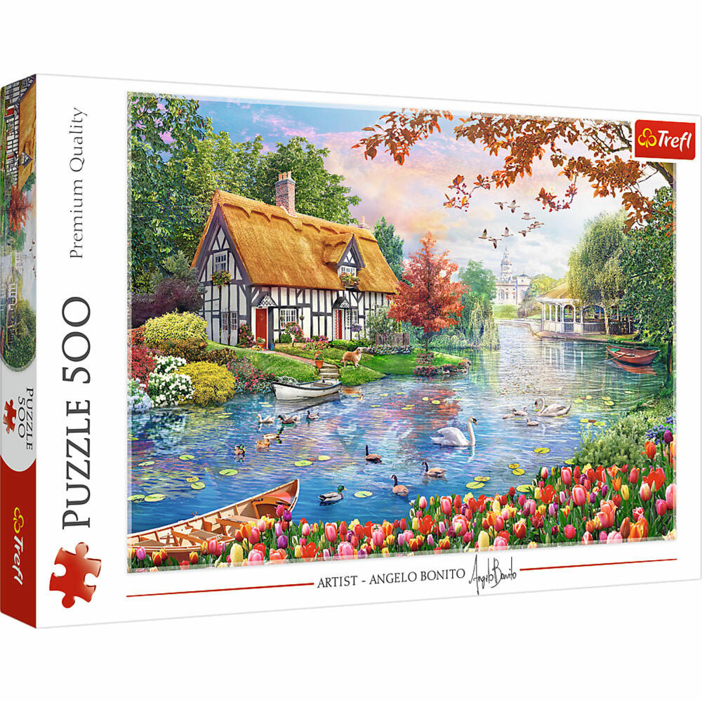 Trefl Puzzle Stille Oase, 500 Teile, 48 x 34 cm, 37476