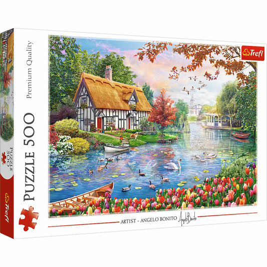 Trefl Puzzle Stille Oase, 500 Teile, 48 x 34 cm, 37476