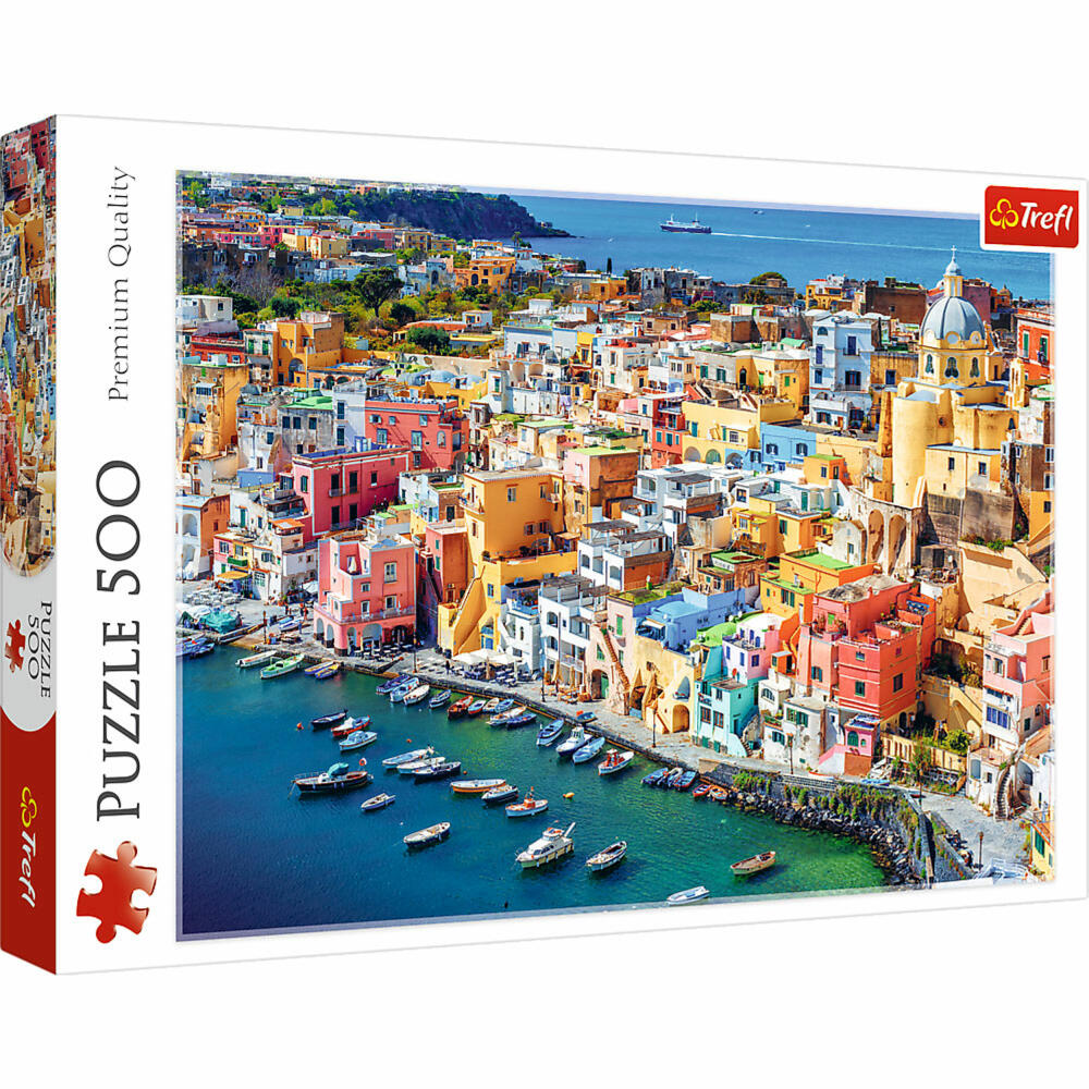 Trefl Puzzle Procida, Kampanien, Italien, 500 Teile, 48 x 34 cm, 37477