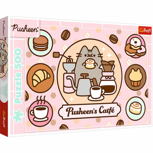 Trefl Puzzle Pusheen, Kätzchen, Kinderpuzzle, 500 Teile, 48 x 34 cm, 37528