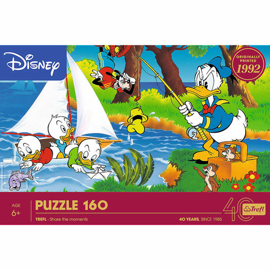 Trefl Puzzle Jubiläum Micky Mause, 40 Jahre Disney, Kinderpuzzle, 160 Teile, 40053
