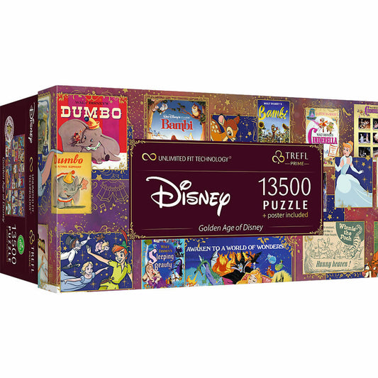 Trefl UFT Puzzle Golden Age of Disney, 13500 Teile, 198.5 x 137.6 cm, 81026