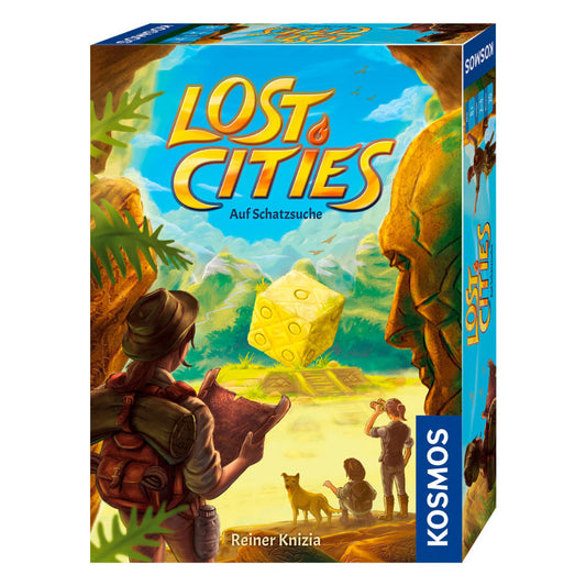 KOSMOS Lost Cities - Auf Schatzsuche, Würfelspiel, Spiel, Spielware, Gemeinschaftsspiel, 2-4 Spieler, ab 10 Jahren, 691189