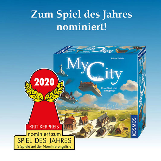 KOSMOS My City, Brettspiel, Familienspiel, Spielzeug, Spielen, Geschenk, ab 10 Jahren, 691486