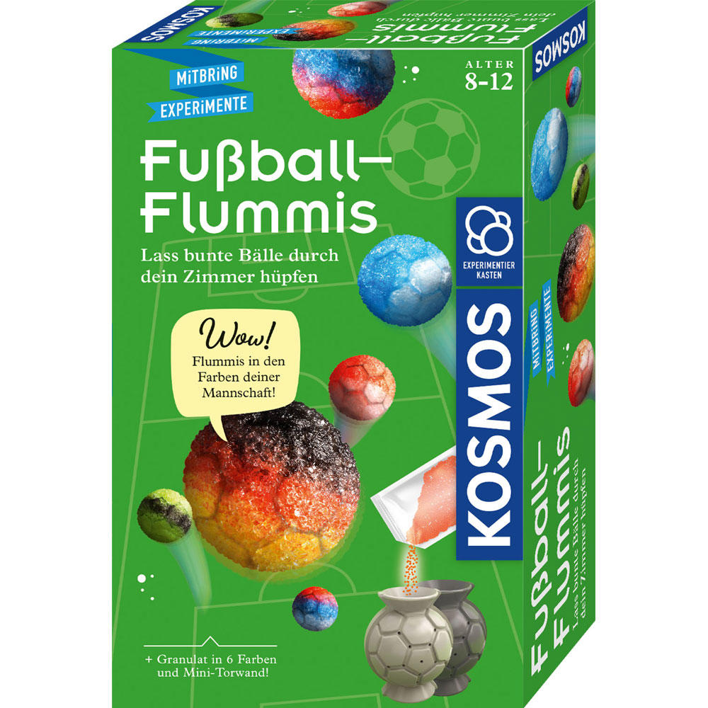 KOSMOS Fußball-Flummis, Experimentieren, Basteln, Lernen, Entdecken, ab 8 Jahren, 657741