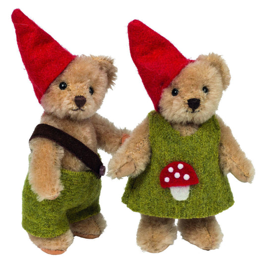 Teddy Hermann Miniatur Wichtelinchen, Miniaturbär, Sammelfigur, Mohairplüsch, 10 cm, 154822