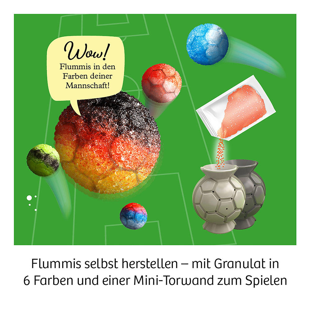 KOSMOS Fußball-Flummis, Experimentieren, Basteln, Lernen, Entdecken, ab 8 Jahren, 657741
